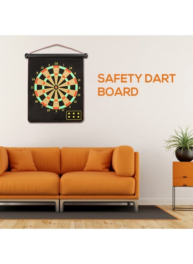 6-Piece Darts With Magnetic Dartboard