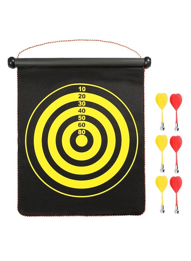 6-Piece Darts With Magnetic Dartboard