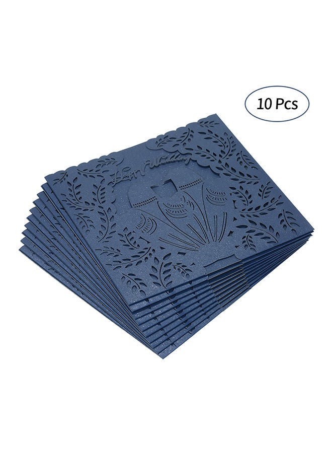 10-Piece Invitation Card Holder Set