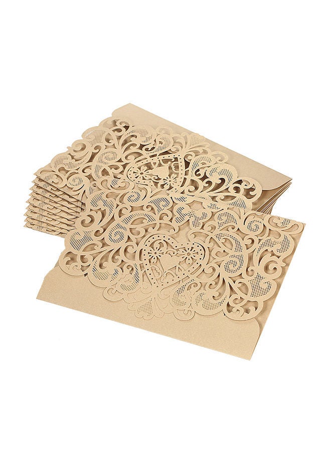 10-Piece Wedding Invitation Card Cover