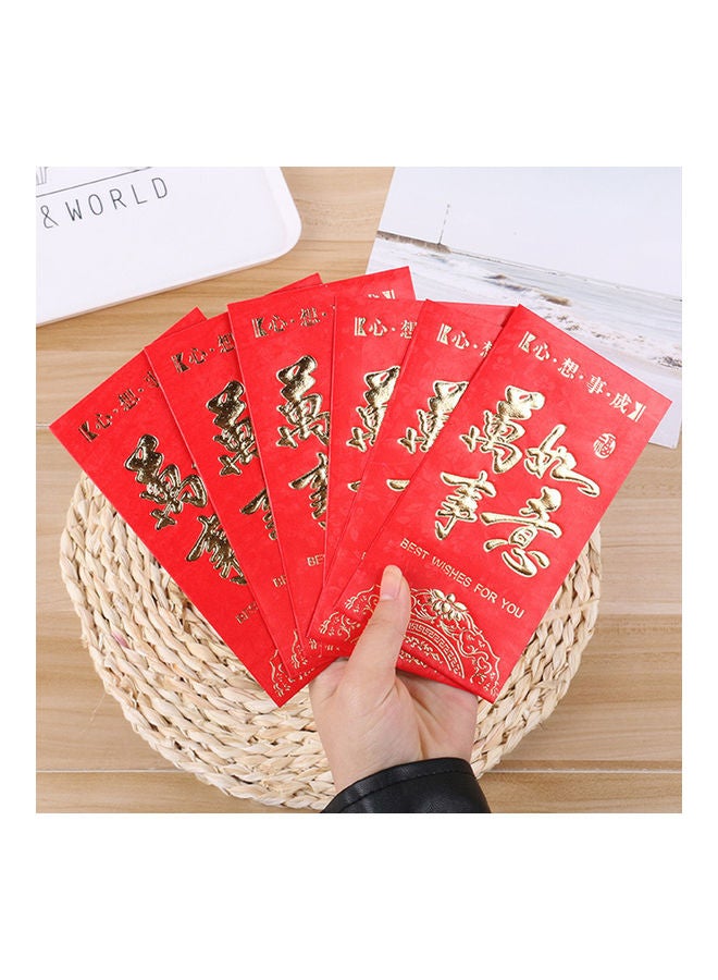 6-Piece Paper Invitation Cards Envelope Set