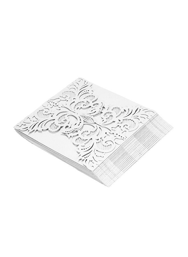 50-Piece Wedding Party Invitation Card