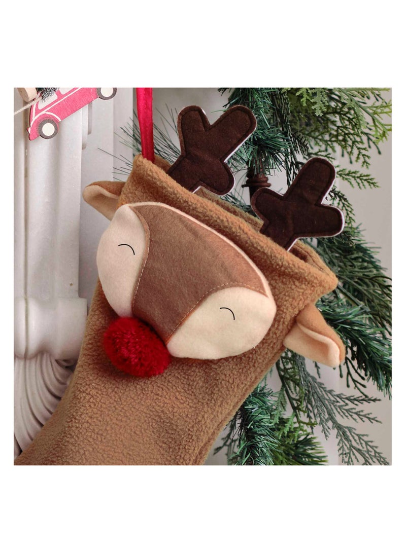 Reindeer Shaped Stocking