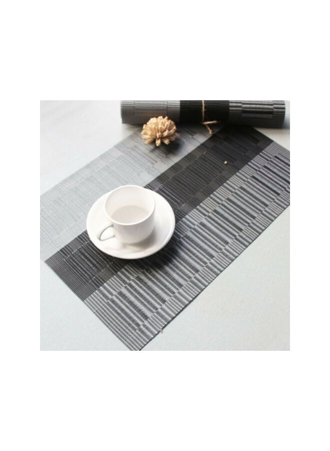 PVC Waterproof Placemat Black/Grey