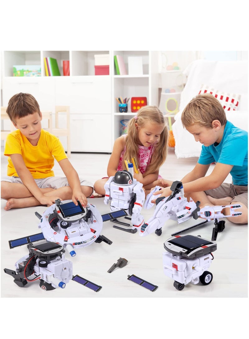 Projects Toys for Kids Ages 8 12 Solar Robot Science Kits Gifts 14 Year Old Teen Boys Girls 120Pcs Building Experiments Teenage 9 10 11 13