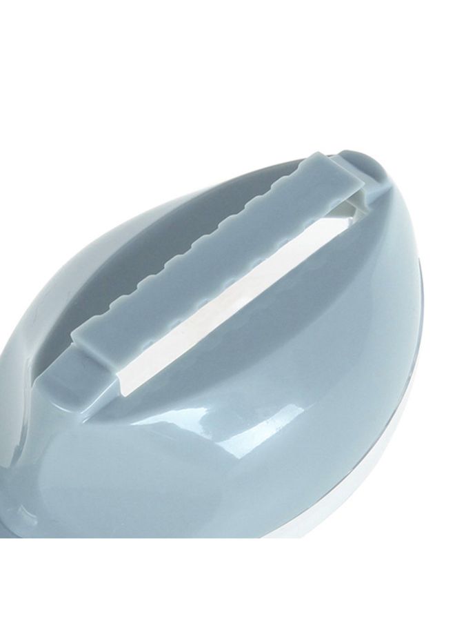 Cleaning Fish Scale With Knife Blue