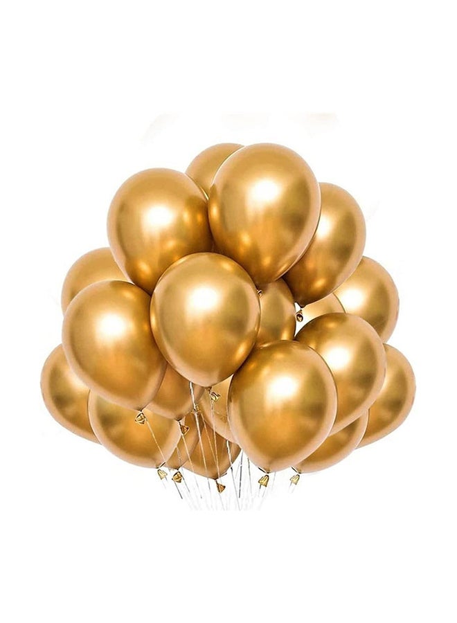 20 Gold Balloons