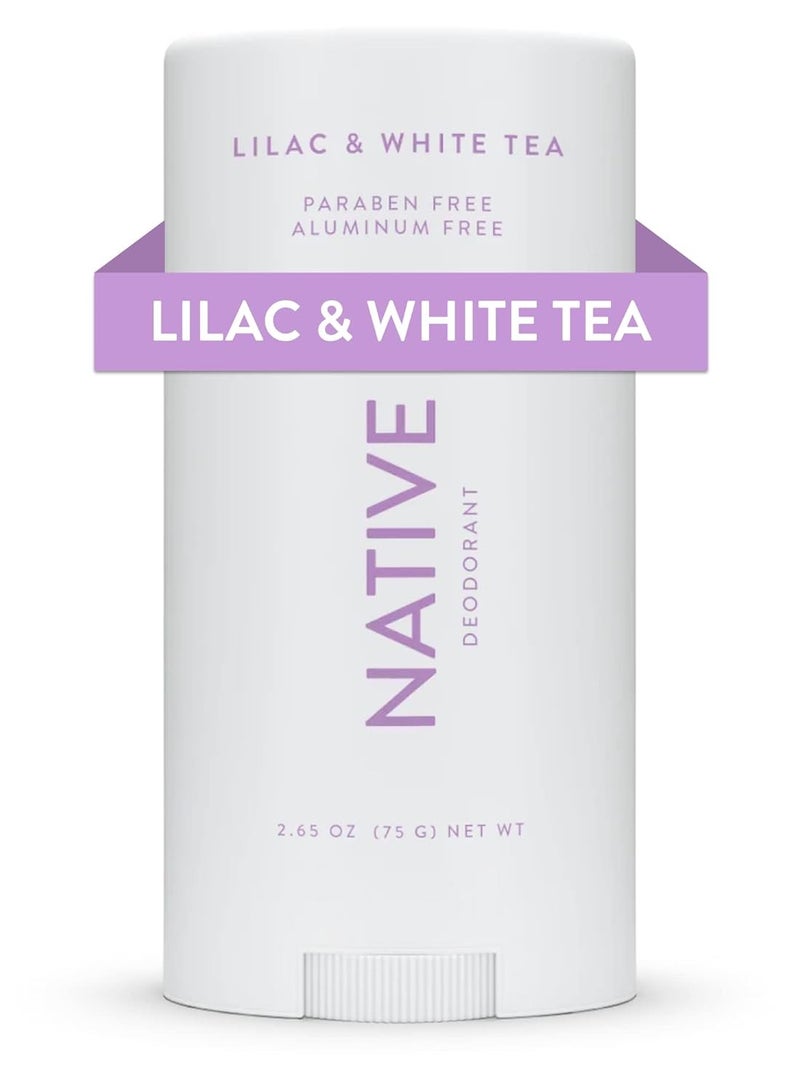 Native Deodorant Contains Naturally Derived Ingredients, 72 Hour Odor Control | Seasonal Scents for Women and Men, Aluminum Free with Baking Soda, Coconut Oil and Shea Butter | Lilac & White Tea