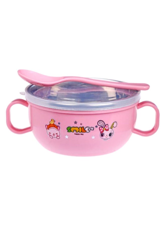 Baby Feeding Bowl With Lid And Spoon