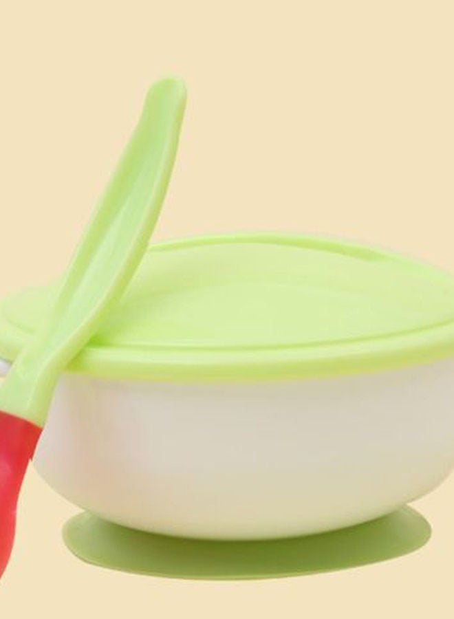 Dinnerware Suction Feeding Bowl With Spoon