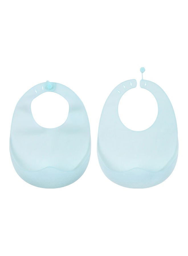 2-Piece Silicone Waterproof Bib