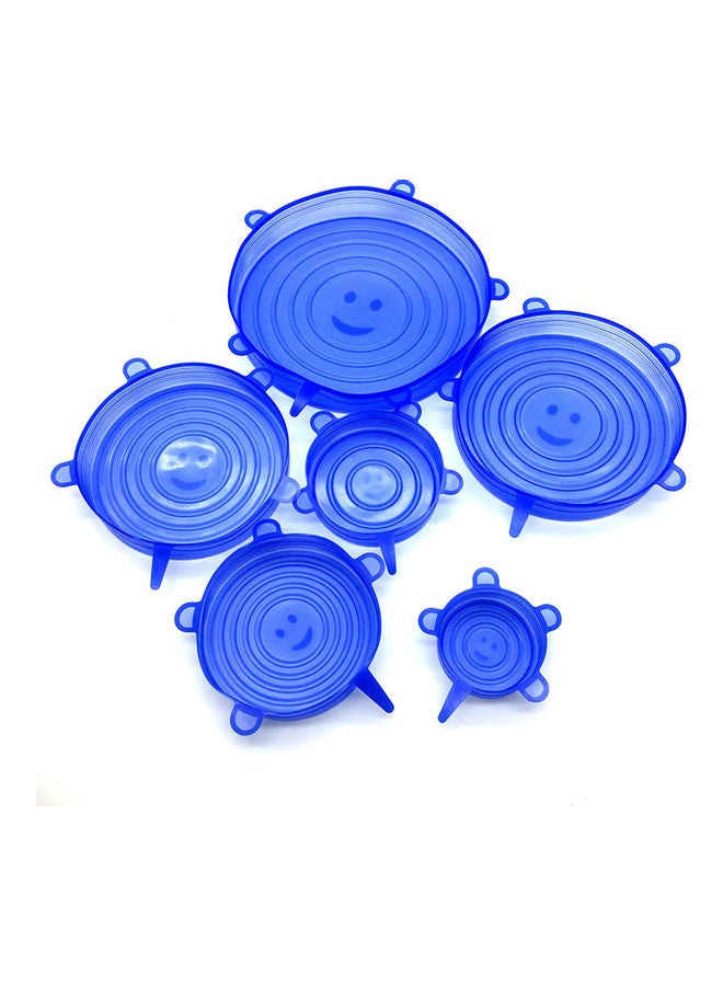6-Piece Leak-Proof Silicone Lid
