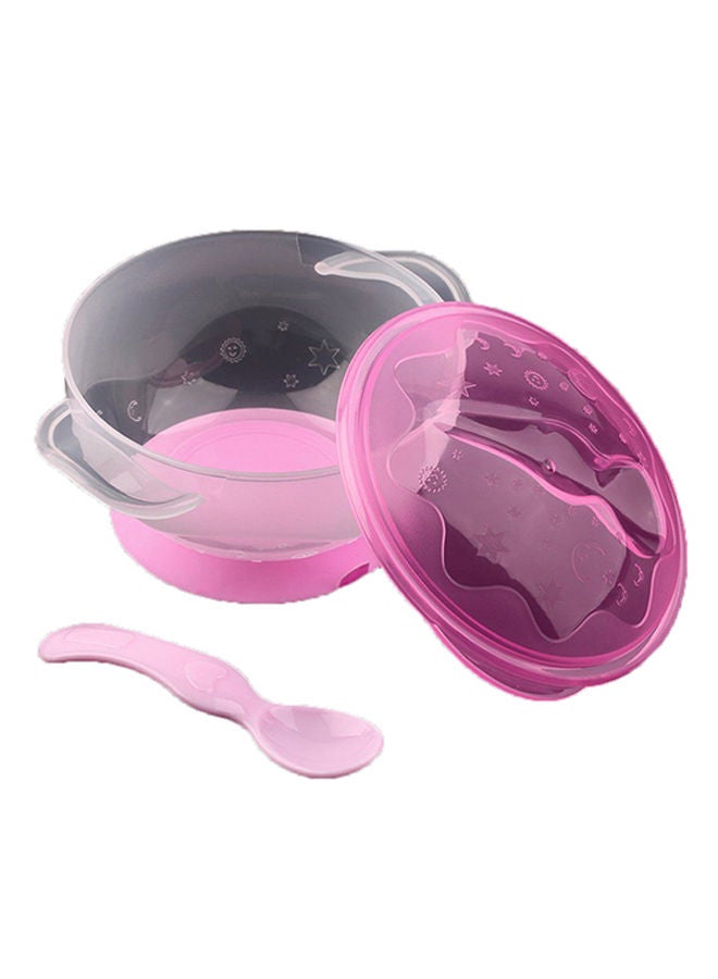 Anti-Slip Sucker Bowl And Spoon Set