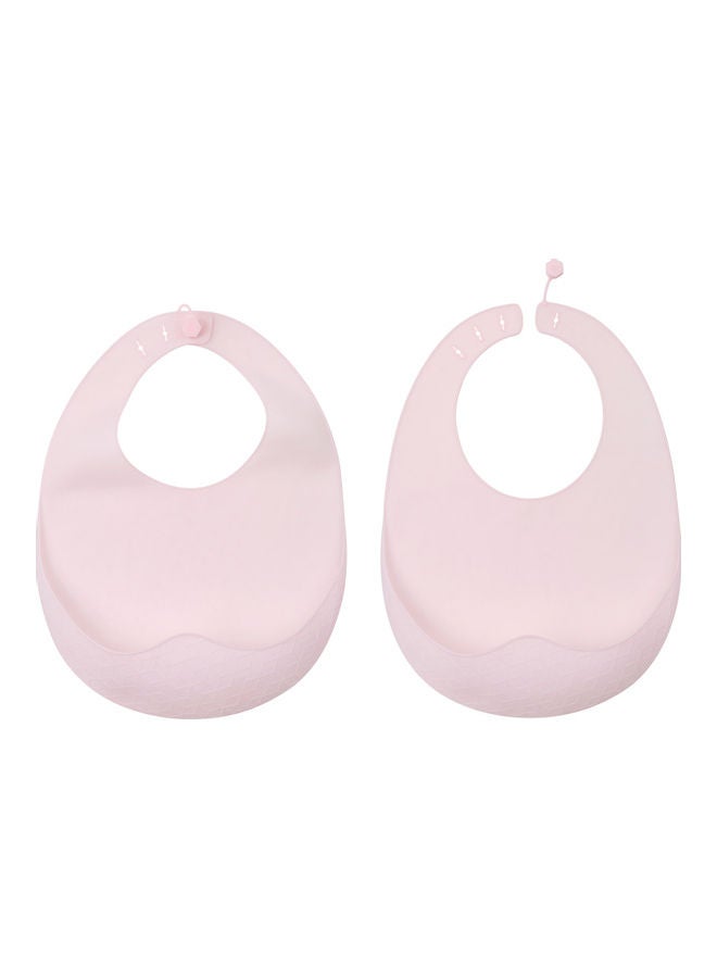 2-Piece Silicone Waterproof Bib