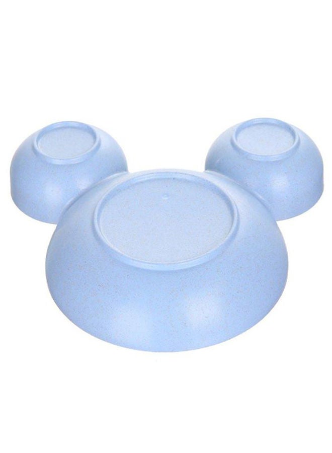 Cartoon Grid Wheat Straw Bowl