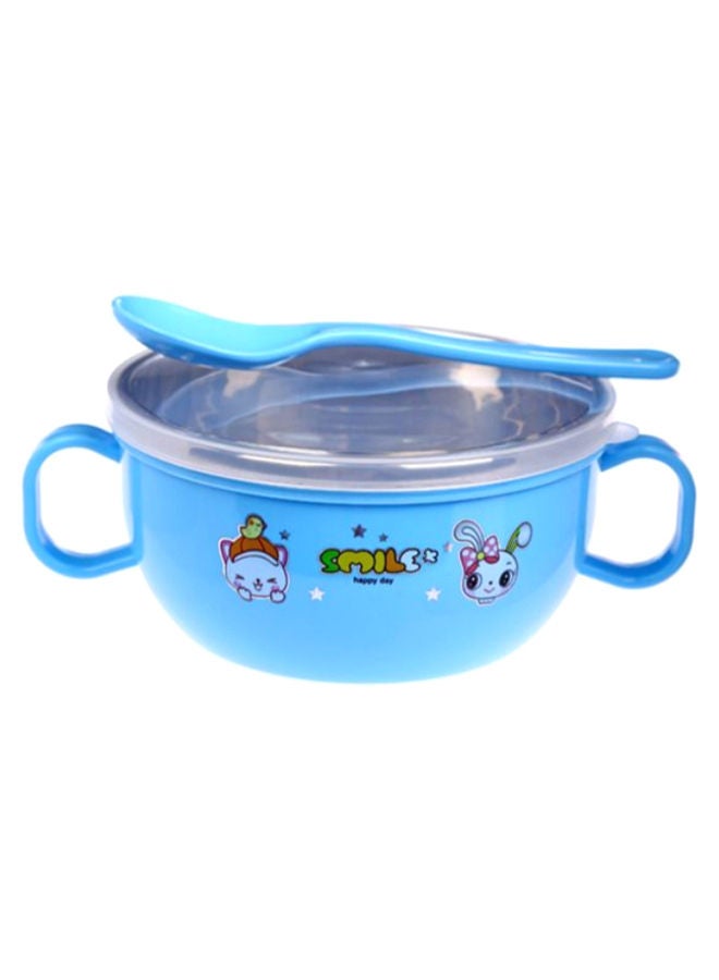 Baby Feeding Bowl With Lid And Spoon
