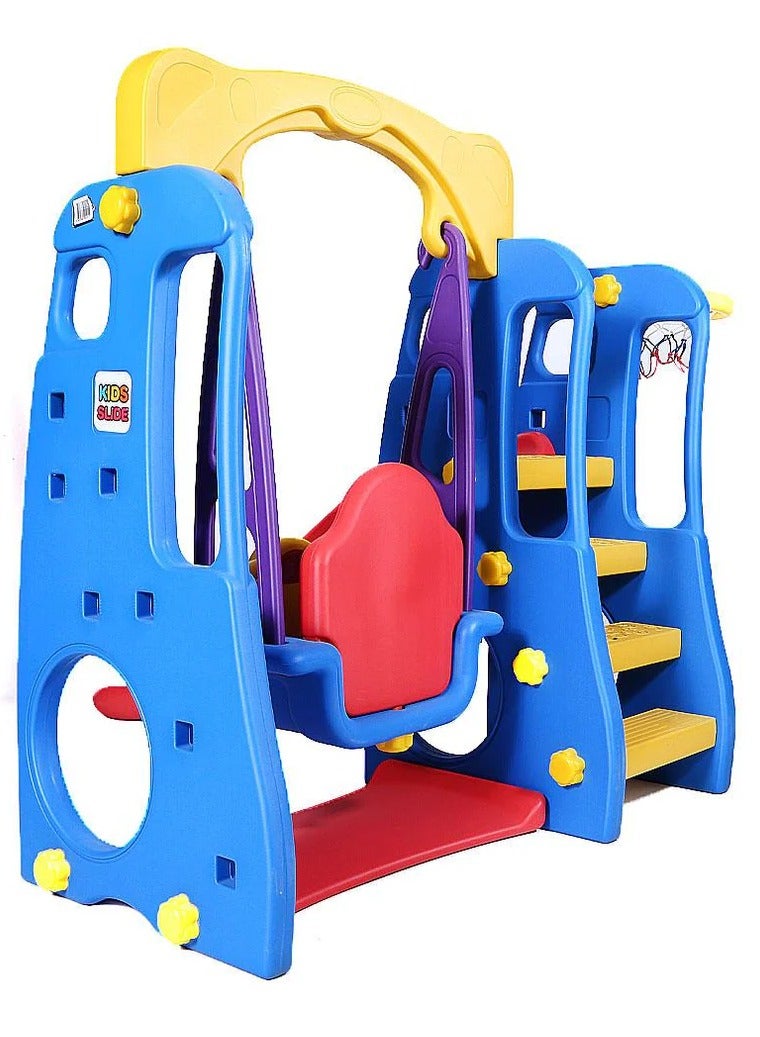 Kids 4 in 1 Slide with Swing TB-201A