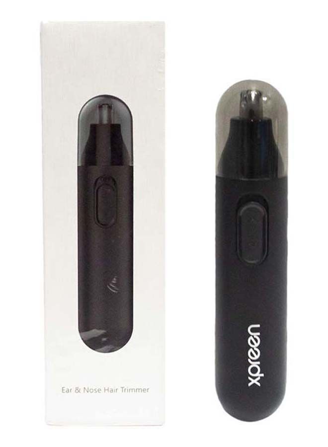 Portable Ear And Nose Hair Trimmer Black