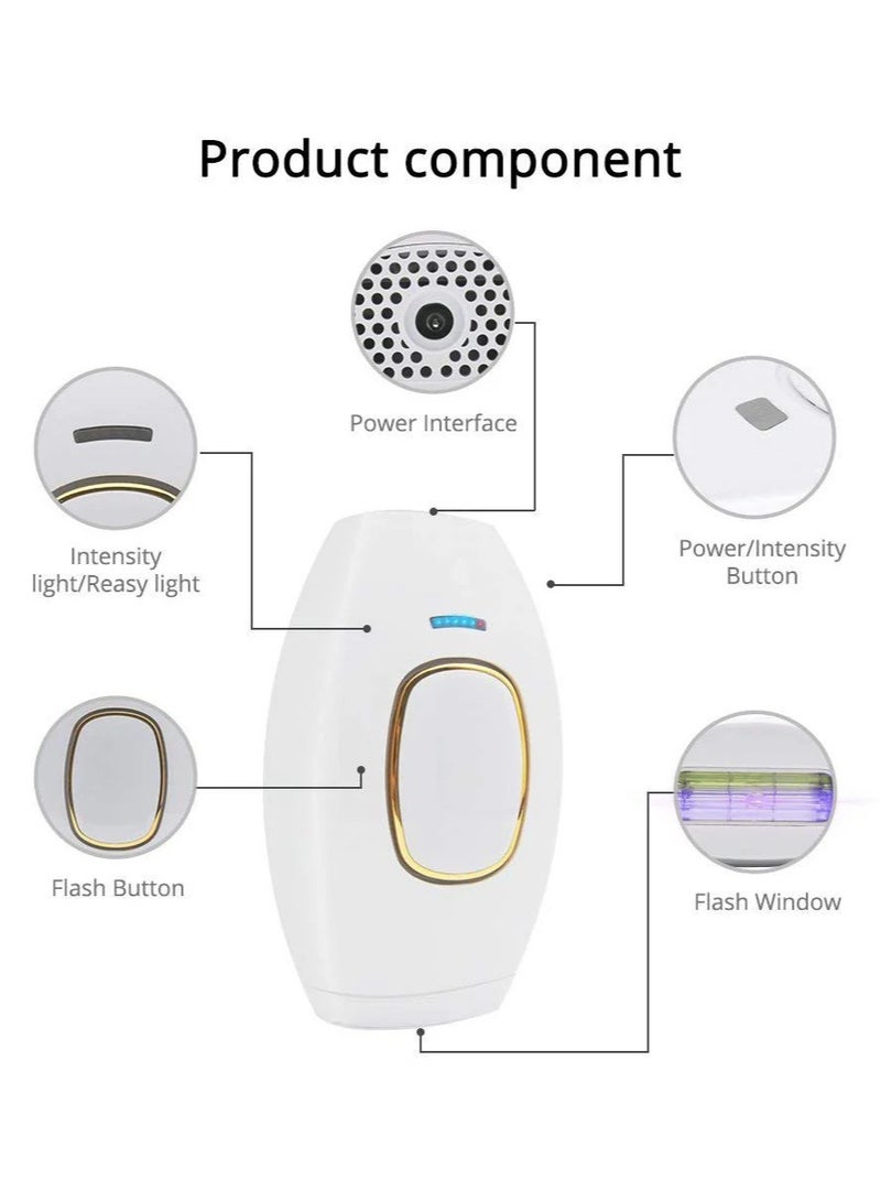 Laser Hair Removal Epilator Permanent Body Machine Flashes Painless Device