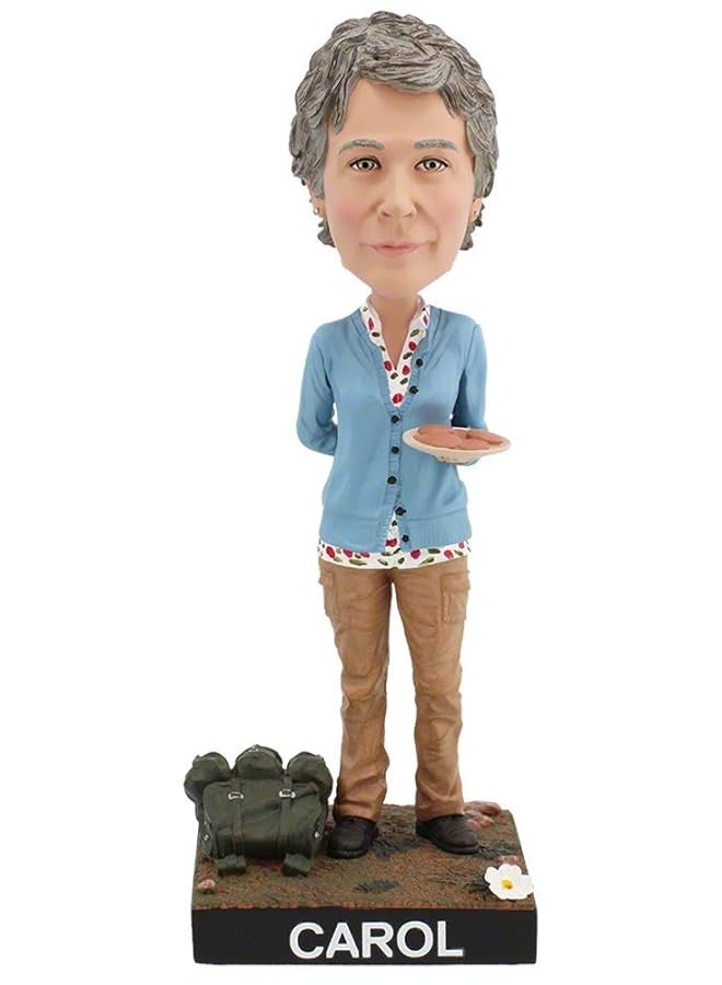 Royal Bobbles The Walking Dead Carol Peletier Bobblehead, Premium Polyresin Lifelike Figure, Unique Serial Number, Exquisite Detail