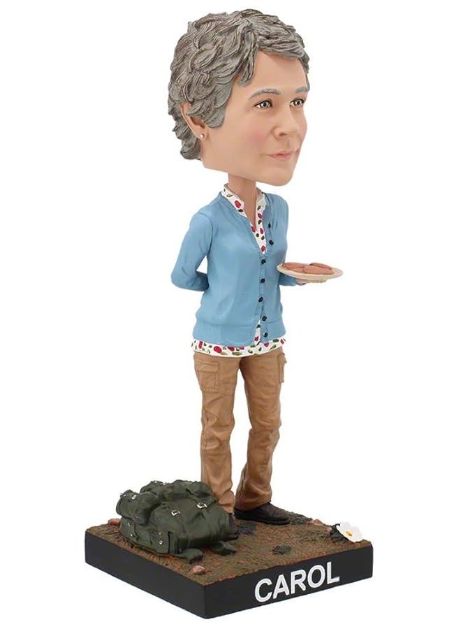 Royal Bobbles The Walking Dead Carol Peletier Bobblehead, Premium Polyresin Lifelike Figure, Unique Serial Number, Exquisite Detail