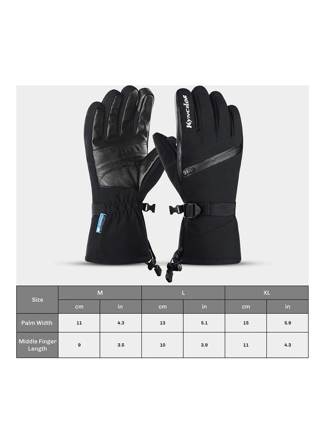 Warm Touchscreen Ski Gloves M