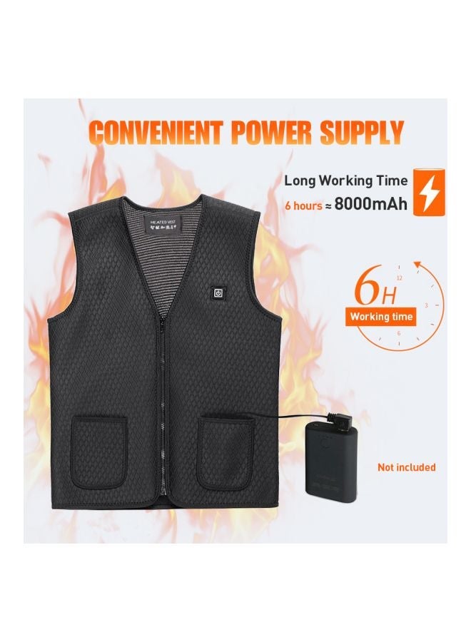 Electric Heating Vest With USB Charging System 661grams