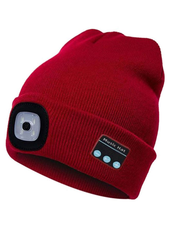 LED Lights Winter Warm Knitted Beanie Cap