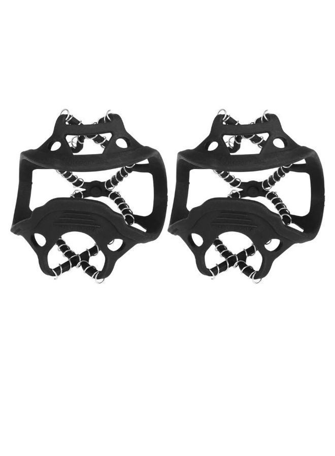 Pair Of Anti Skid Snow Shoes Ice Gripper M