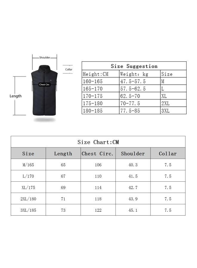 Electric Heating Warm Vest M