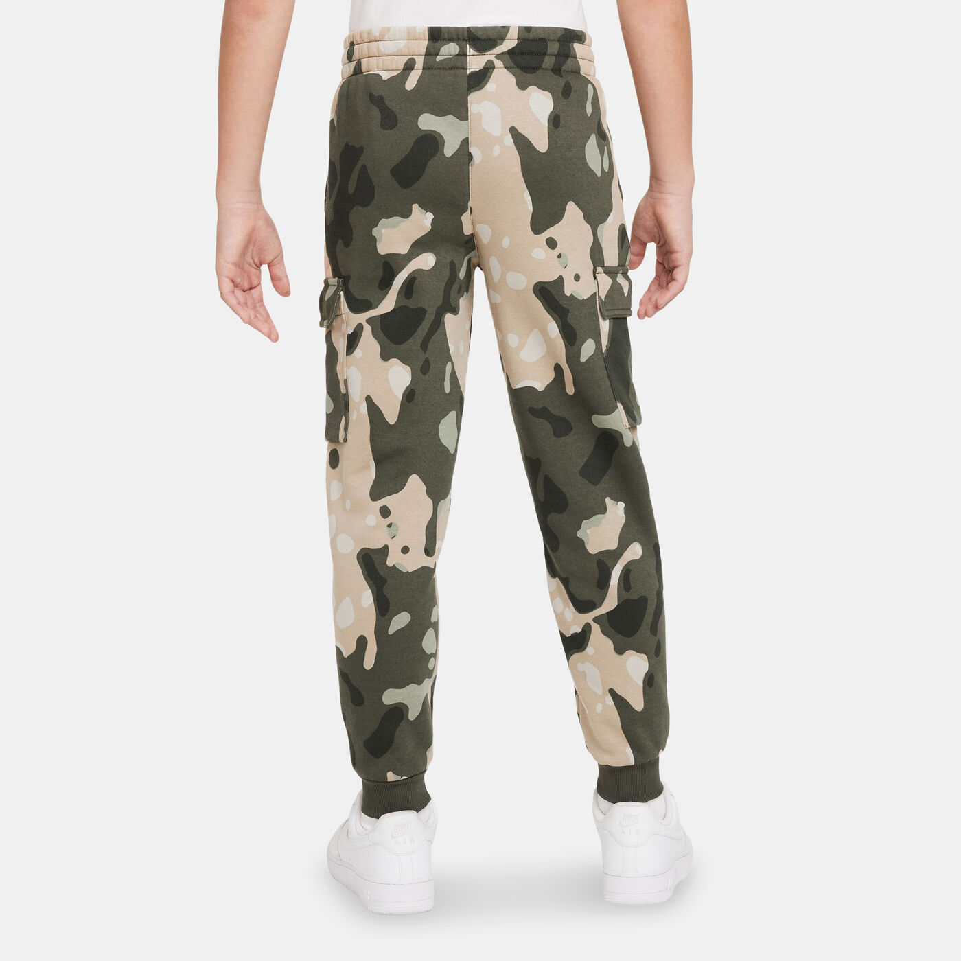 Kids' Sportswear Club Camo Cargo Pants