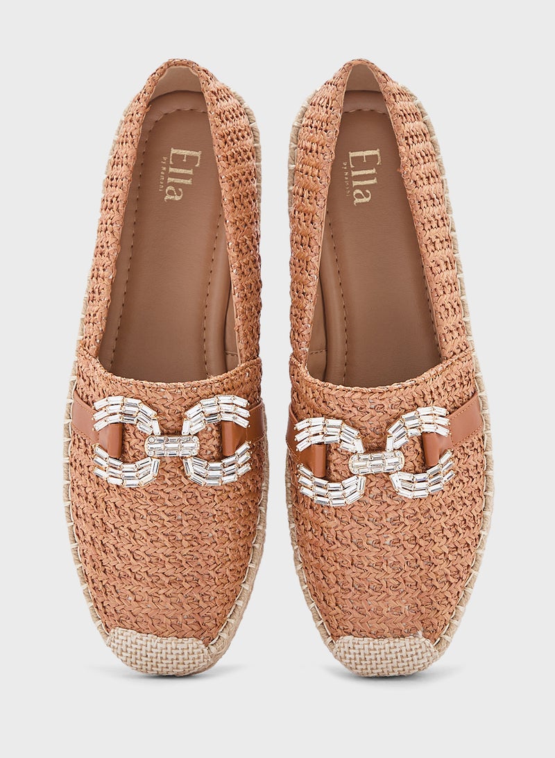 Diamante Trim Espadrille