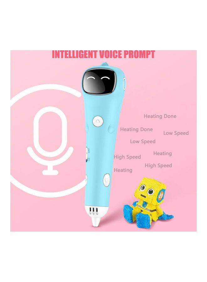 Cordless Low Temperature 3D Pen With Voice Prompt