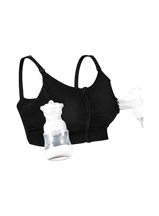 Hands Free Pumping Breast-Pump And Adjustable Nursing Bra For Baby Feeding