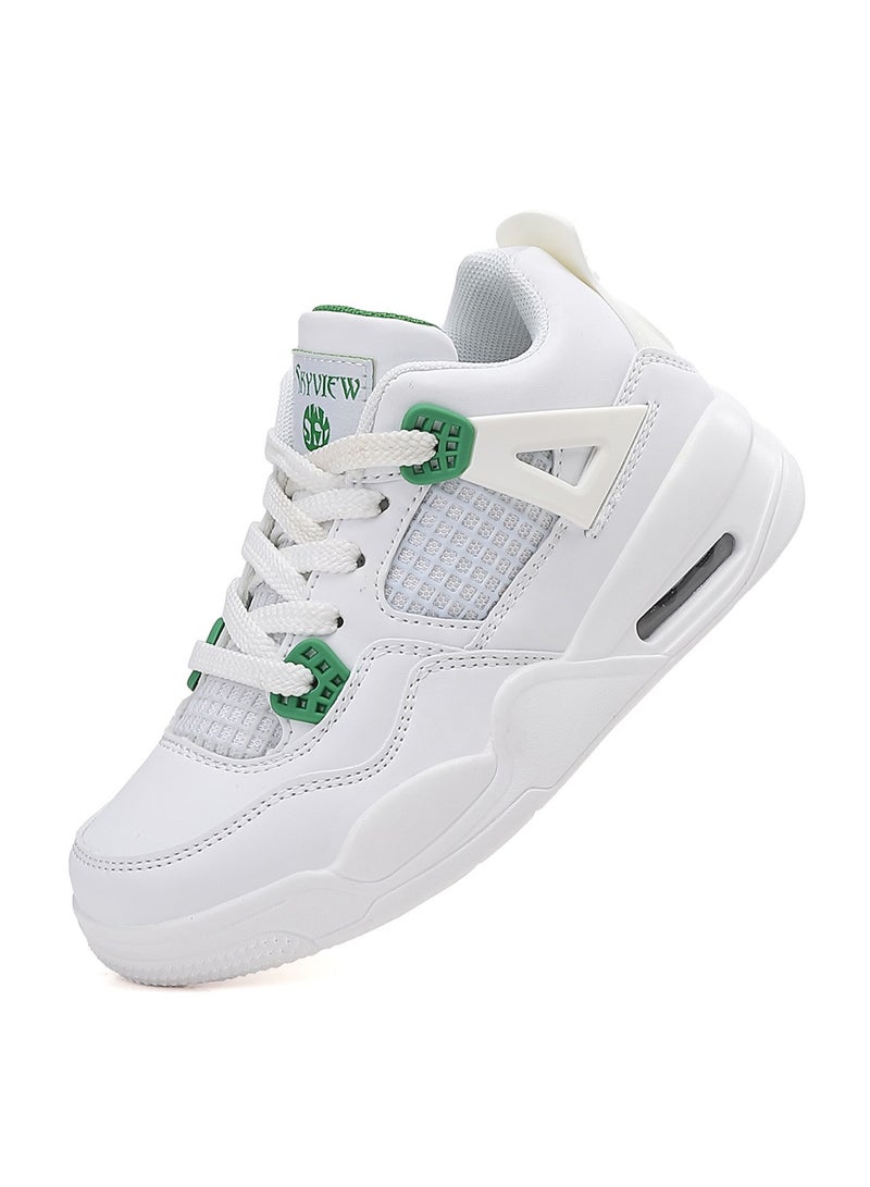 Kid Shoes Boys Girls Sneakers Lace Up Skate Shoes Durable Walking Casual Shoes