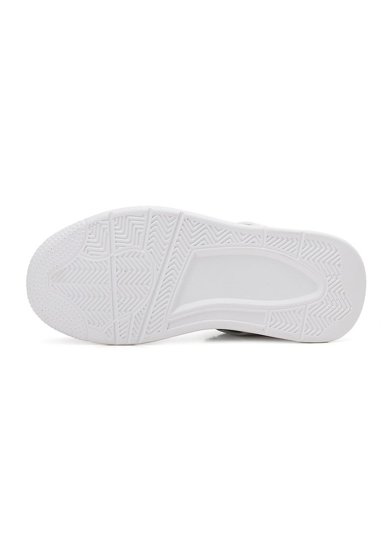 Kid Shoes Boys Girls Sneakers Lace Up Skate Shoes Durable Walking Casual Shoes