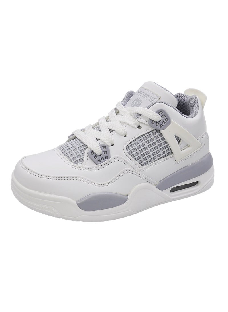 Sky View Kid Shoes Boys Girls Sneakers Lace Up Skate Shoes Durable Walking Casual Shoes
