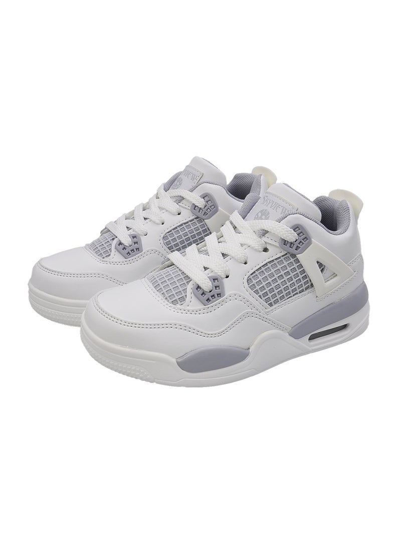Sky View Kid Shoes Boys Girls Sneakers Lace Up Skate Shoes Durable Walking Casual Shoes