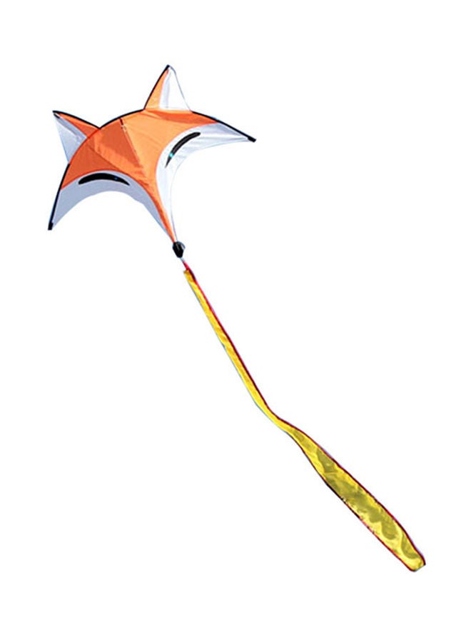 Cute Fox Kite Outdoor Sport Single Line Flying With Tail And 30M For Kids Adults