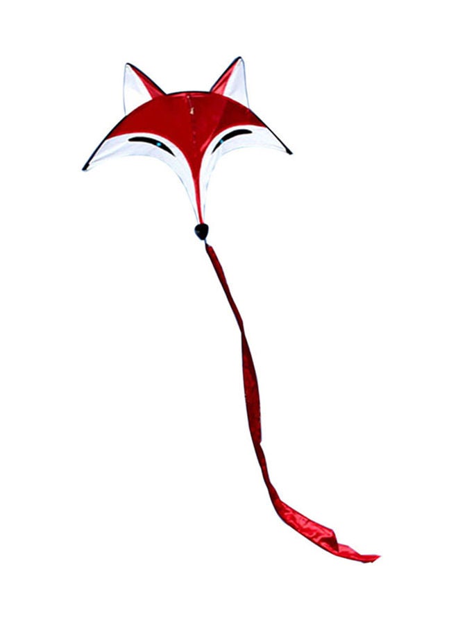 Cute Fox Kite Outdoor Sport Single Line Flying With Tail And 30M For Kids Adults