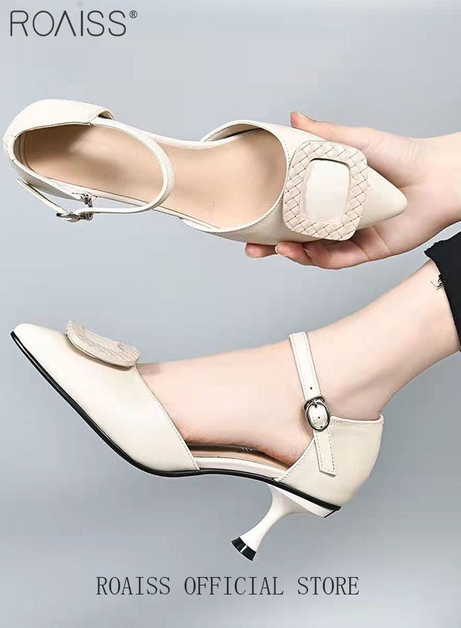 Classic Mid Heels Sandals for Women and Ladies Casual Shoes New Arrival Elegant Shoes