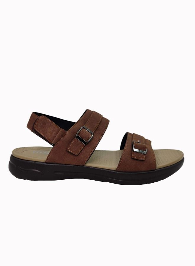 Men's Casual Flat Arabic Sandal Brown