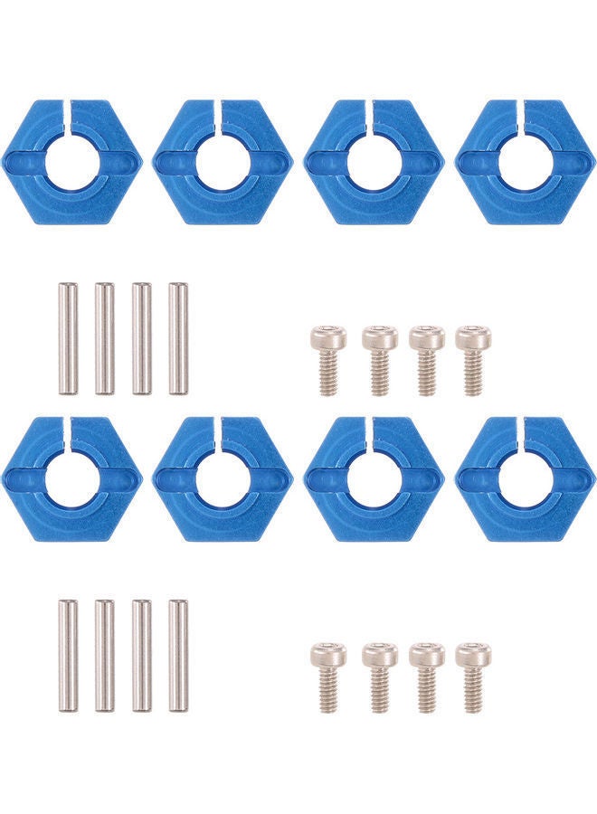 8 Aluminum Wheel Hex Nuts With Pins Screws 10 x 1 6.5cm