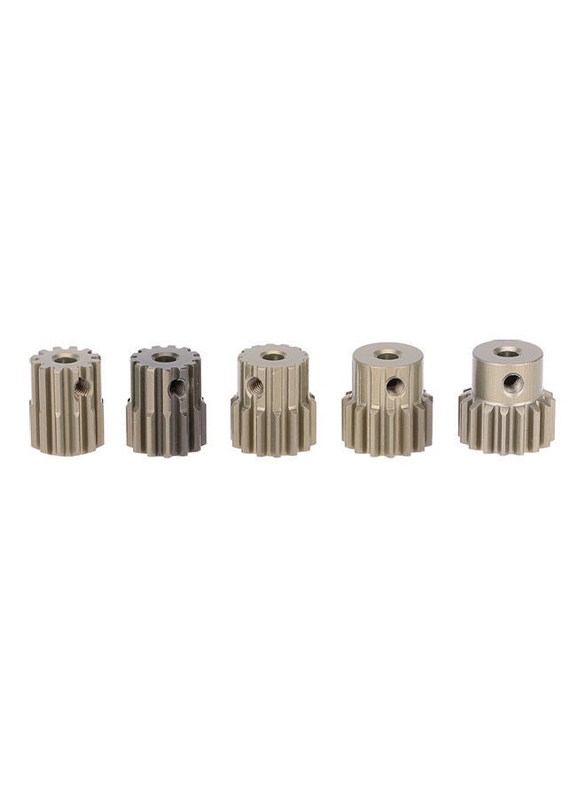 5-Piece Pinion Motor Gear Set for 1/10 RC Car