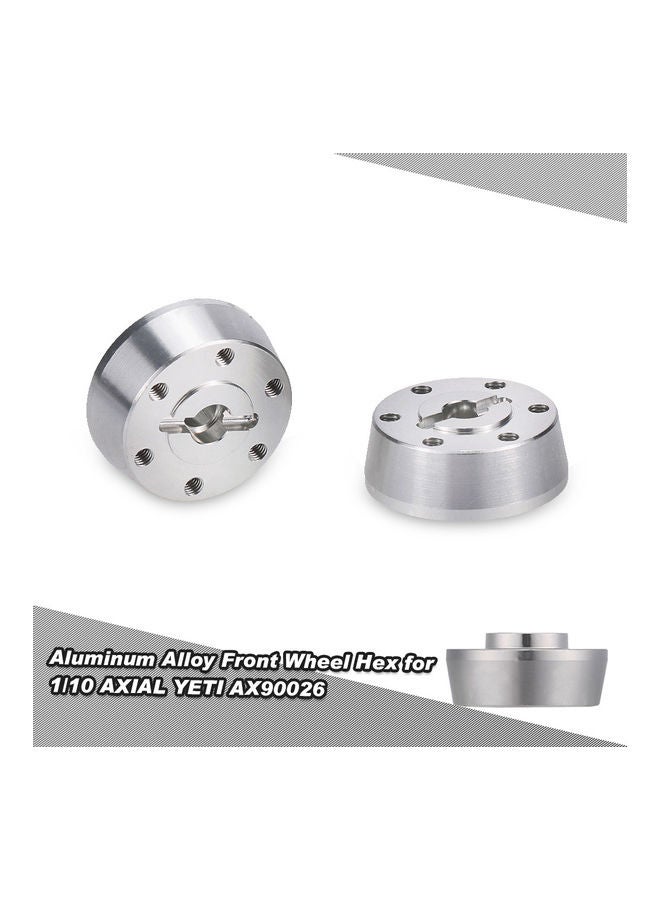 Aluminum Alloy Front Wheel Hex for 1/10 Axial Yeti AX90026