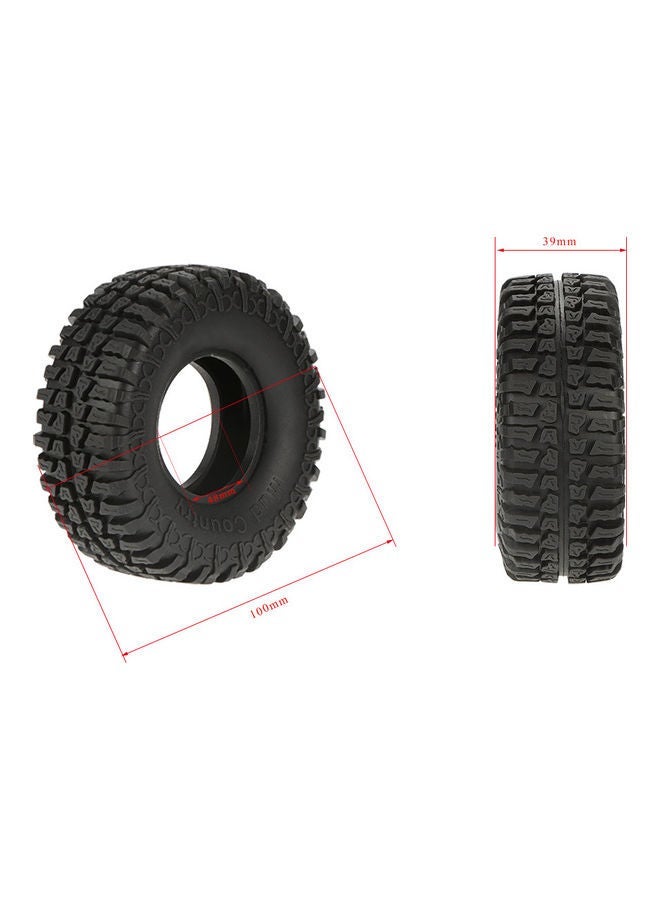 4-Piece Scale Tire Set For RC Rock Crawler