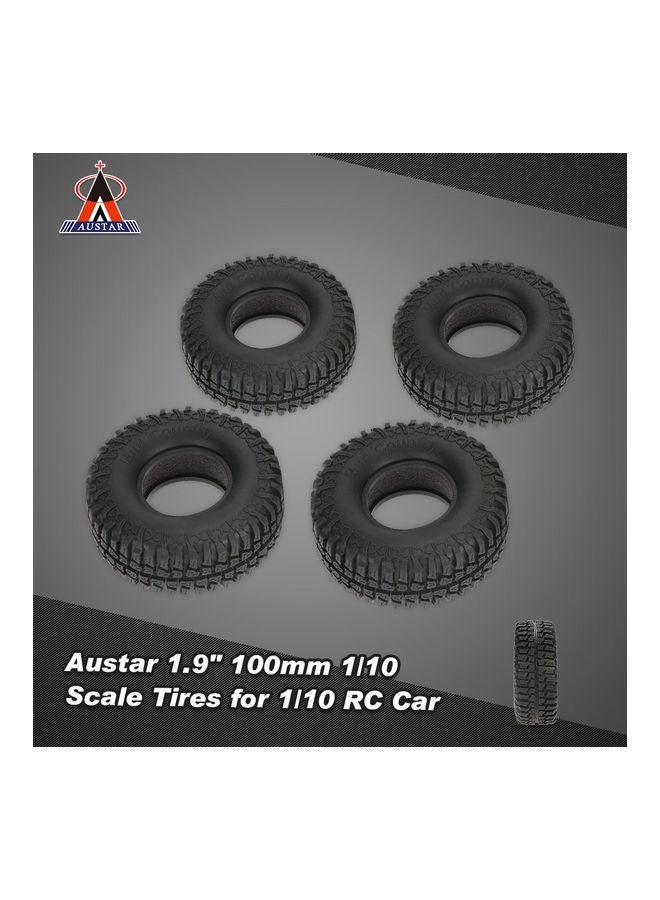 4-Piece Scale Tire Set For RC Rock Crawler