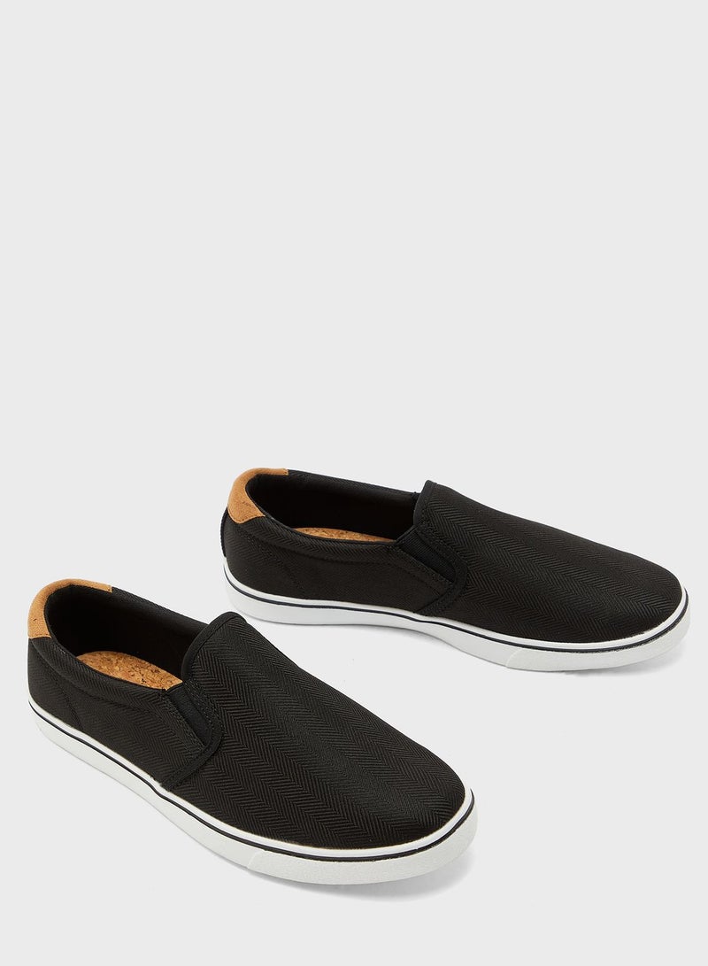 Trampki Slip On Black