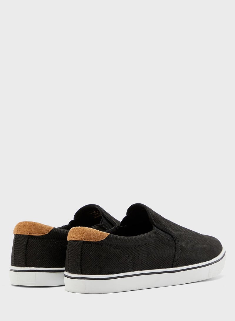 Trampki Slip On Black