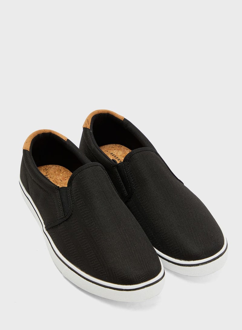 Trampki Slip On Black